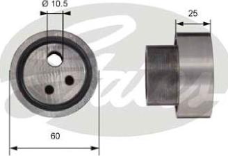 GATES-AU T41113 - Натяжна ролик, ремінь ГРМ avtolavka.club