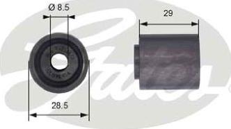 GATES-AU T42045 - Паразитний / Провідний ролик, зубчастий ремінь avtolavka.club