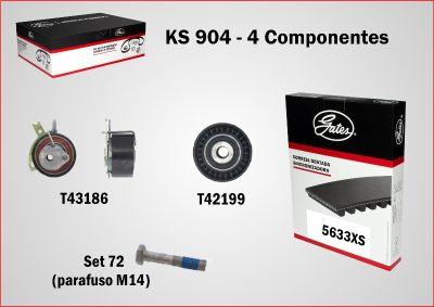 GATES-BR KS904 - Комплект ременя ГРМ avtolavka.club