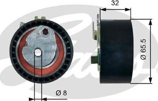 GATES-SEA T43238 - Натяжна ролик, ремінь ГРМ avtolavka.club
