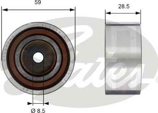 GATES-SEA T42178 - Паразитний / Провідний ролик, зубчастий ремінь avtolavka.club