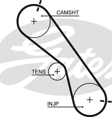 GATES-SEA T1511 - Ремінь ГРМ avtolavka.club