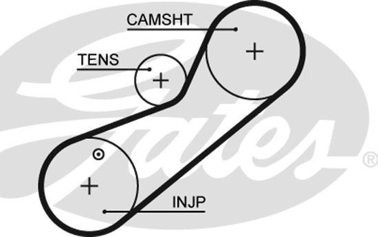 GATES-SEA T1246 - Ремінь ГРМ avtolavka.club