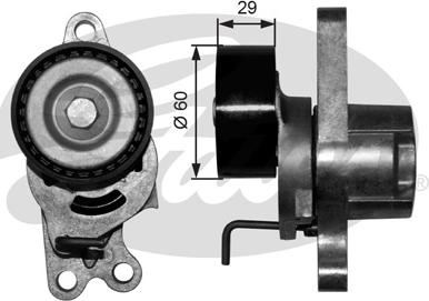 GATES-SEA T39055 - Натягувач ременя, клинові зуб. avtolavka.club