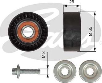 GATES-SEA T36618 - Паразитний / провідний ролик, поліклиновий ремінь avtolavka.club