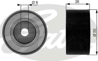 GATES-SEA T36048 - Паразитний / провідний ролик, поліклиновий ремінь avtolavka.club
