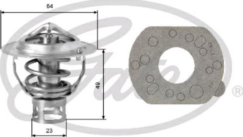 GATES-SEA TH04077G1 - Термостат, охолоджуюча рідина avtolavka.club