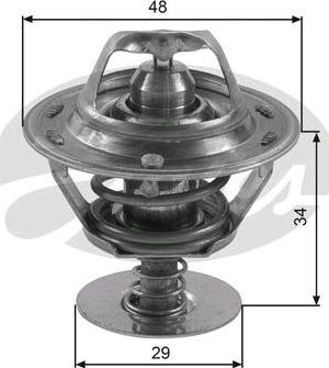 GATES-SEA TH39082G1 - Термостат, охолоджуюча рідина avtolavka.club