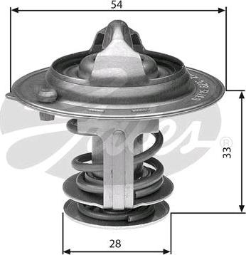 GATES-SEA TH29882G1 - Термостат, охолоджуюча рідина avtolavka.club