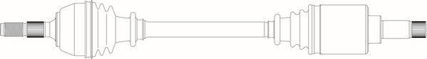 General Ricambi CI3020 - Приводний вал avtolavka.club