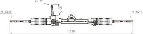 General Ricambi FI4112 - Рульовий механізм, рейка avtolavka.club