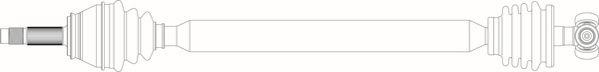 General Ricambi FI3235 - Приводний вал avtolavka.club