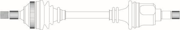 General Ricambi PE3197 - Приводний вал avtolavka.club