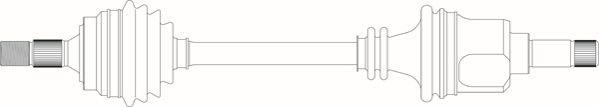 General Ricambi PE3202 - Приводний вал avtolavka.club