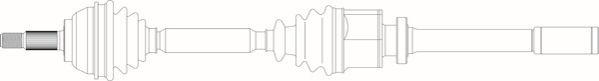 General Ricambi RE3121 - Приводний вал avtolavka.club