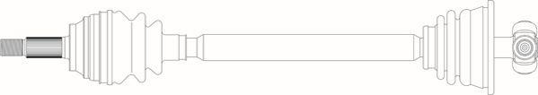 General Ricambi RE3172 - Приводний вал avtolavka.club