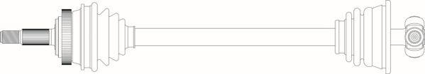 General Ricambi RE3305 - Приводний вал avtolavka.club