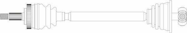 General Ricambi RE3325 - Приводний вал avtolavka.club