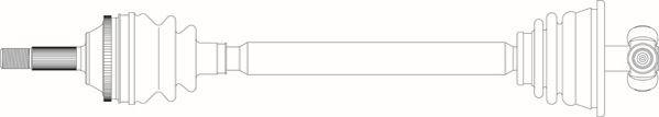 General Ricambi RE3201 - Приводний вал avtolavka.club