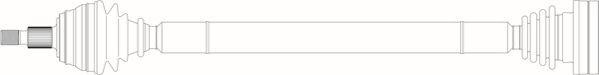 General Ricambi SK3008 - Приводний вал avtolavka.club