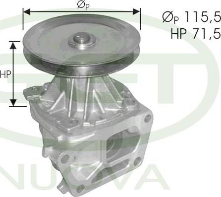 GGT PA00178 - Водяний насос avtolavka.club