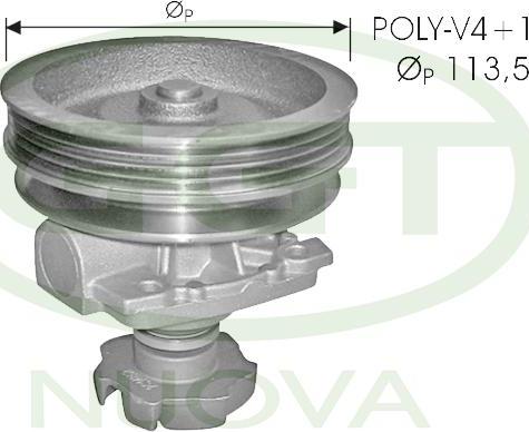 GGT PA10963 - Водяний насос avtolavka.club