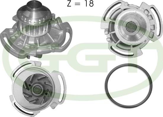 GGT PA10593 - Водяний насос avtolavka.club