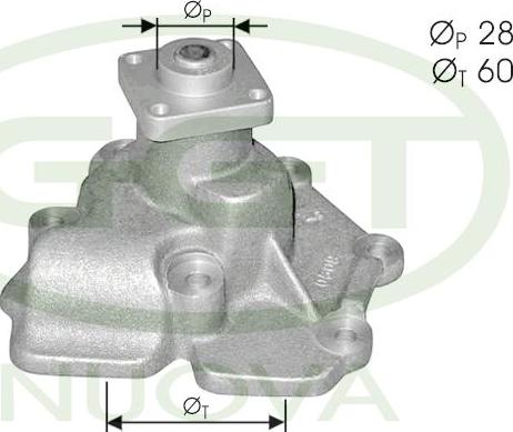 GGT PA10506 - Водяний насос avtolavka.club