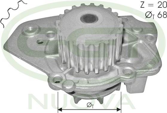 GGT PA10531 - Водяний насос avtolavka.club