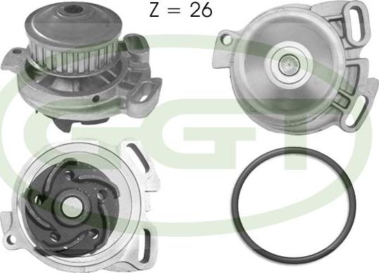 GGT PA10145 - Водяний насос avtolavka.club