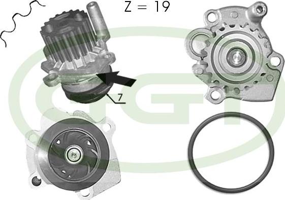 GGT PA10825 - Водяний насос avtolavka.club