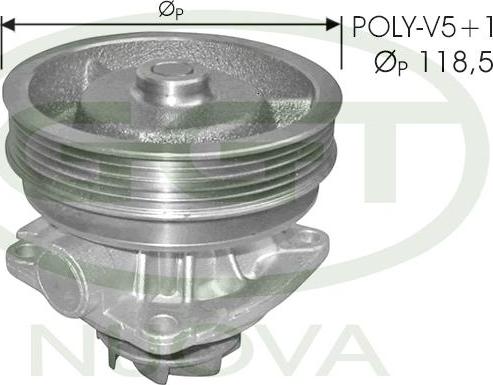 GGT PA10710 - Водяний насос avtolavka.club