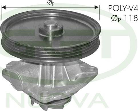 GGT PA11106 - Водяний насос avtolavka.club