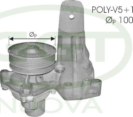 GGT PA12404 - Водяний насос avtolavka.club