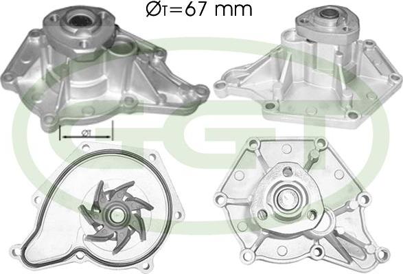 GGT PA12538 - Водяний насос avtolavka.club