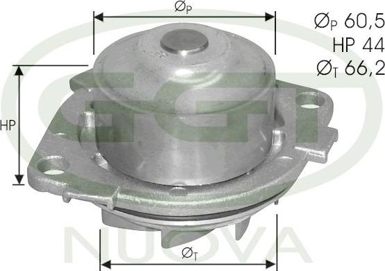 GGT PA12277 - Водяний насос avtolavka.club