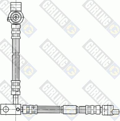 Girling 9004541 - Гальмівний шланг avtolavka.club