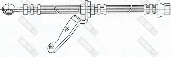 Girling 9004508 - Гальмівний шланг avtolavka.club