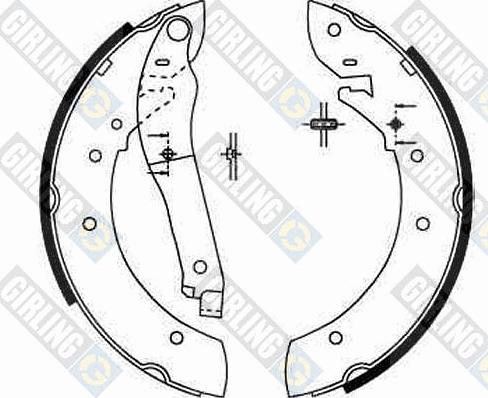 Girling 5182061 - Комплект гальм, барабанний механізм avtolavka.club