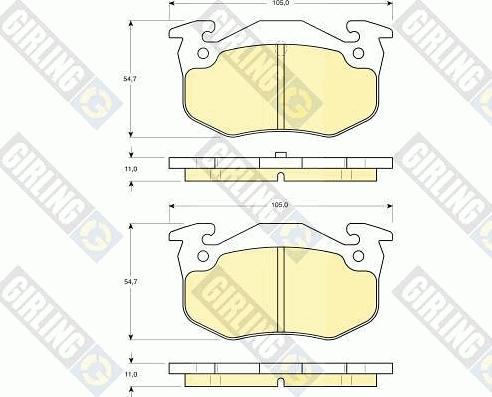 Girling 6410923 - Комплект гальм, дисковий гальмівний механізм avtolavka.club