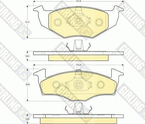 Girling 6410202 - Комплект гальм, дисковий гальмівний механізм avtolavka.club