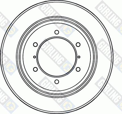 Girling 6049035 - Гальмівний диск avtolavka.club