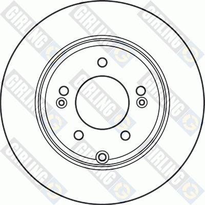 Girling 6049804 - Гальмівний диск avtolavka.club