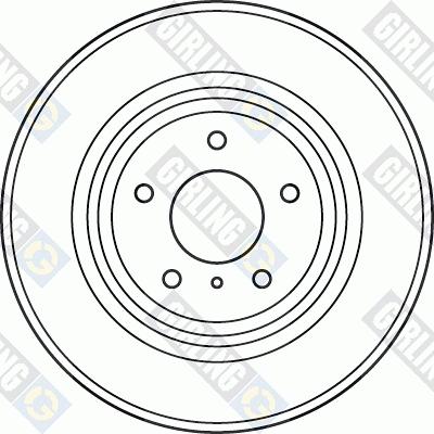 Girling 6049835 - Гальмівний диск avtolavka.club