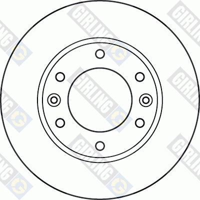 Girling 6049245 - Гальмівний диск avtolavka.club