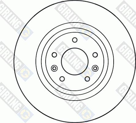 Girling 6049705 - Гальмівний диск avtolavka.club