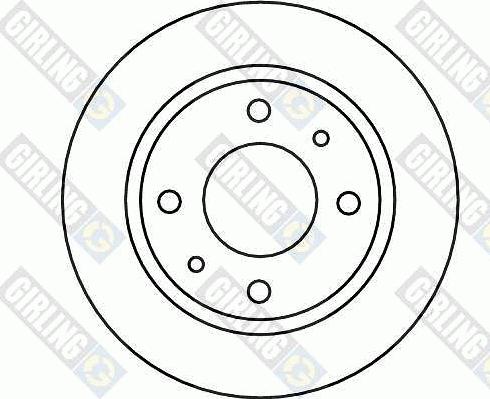 Girling 6044744 - Гальмівний диск avtolavka.club