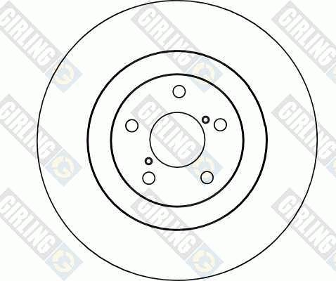 Girling 6041041 - Гальмівний диск avtolavka.club