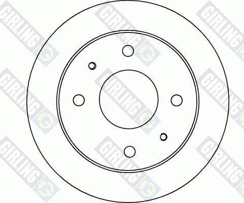 Girling 6041323 - Гальмівний диск avtolavka.club