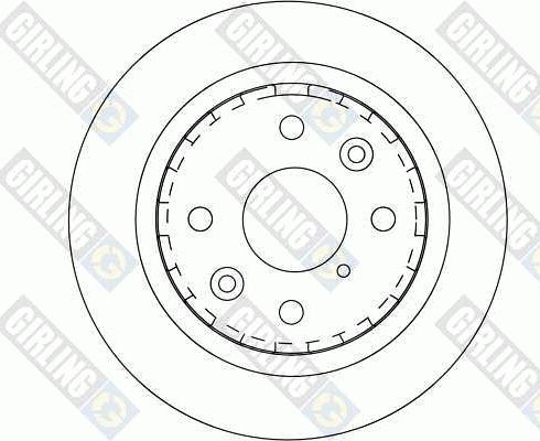 Girling 6041731 - Гальмівний диск avtolavka.club
